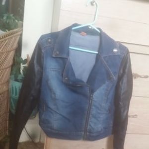 Denim & Leather Jacket